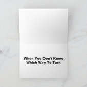 私はあなたのためにここにいます。どちらの道を選ぶべきか分かりません カード (内部)