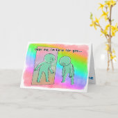 私はあなたのためにここにいます カード (黄色い花)