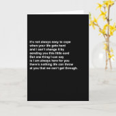 私はあなたのためにここにいます カード (黄色い花)