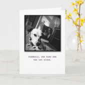 私はあなたのためにここにいます カード (黄色い花)