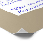 私はあなたのためにここにいることを常に覚えている ポスター (角)