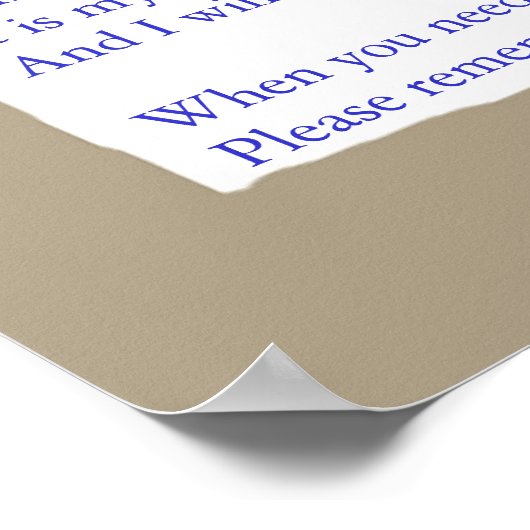 私はあなたのためにここにいることを常に覚えている ポスター (角)