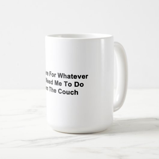 私はあなたのためにここにいる コーヒーマグカップ (正面右)