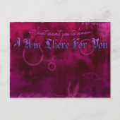 私はあなたのためにそこにいます ポストカード (正面)