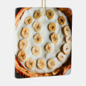 私はあなたのためにバナナだ |バナナクリームパイクリスマス セラミックオーナメント (右)