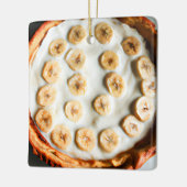 私はあなたのためにバナナだ |バナナクリームパイクリスマス セラミックオーナメント (左)