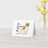 私はあなたのためにパーフェクト（完璧） - Calico 空白の Cat カード (黄色い花)