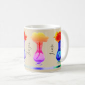 私はあなたのために愛の杏子のばら色のコーヒー・マグを気にします コーヒーマグカップ (正面右)