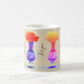 私はあなたのために愛の杏子のばら色のコーヒー・マグを気にします コーヒーマグカップ (中央)