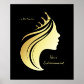 私はあなたのために来ていないエンターテイメント- Badass引用文 ポスター (正面)