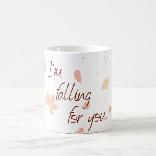私はあなたのために落ちているマグカップ コーヒーマグカップ (中央)