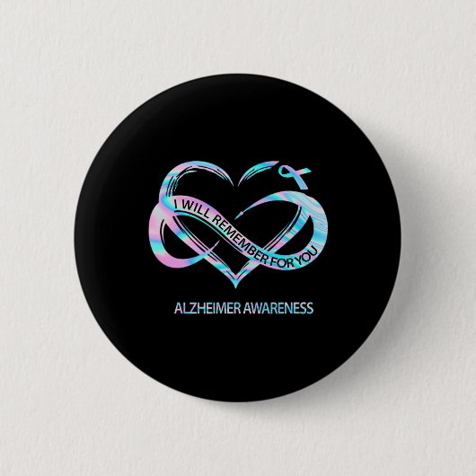 私はあなたのために覚えているハイマーハイマー認識度 缶バッジ (正面)
