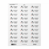 私はあなたのために|の霜の降りたですてきな雪だるまのクリスマスを溶かします ラベル (フルシート)