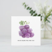 私はあなたのためにGRAPEful – グレープグリーティングカード シーズンカード (スタンド正面)