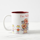 私はあなたのためのすべてのスマイルです! (TM) ツートーンマグカップ (左)