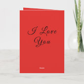 私はあなたのためのカードが大好き – カスタム文字色 –  カード (裏面)