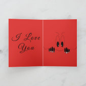 私はあなたのためのカードが大好き – カスタム文字色 –  カード (内部)