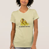 私はあなたのためのバナナです Tシャツ (正面)