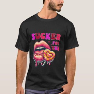 私はあなたのための吸い物であるキャンディハート愛ハッピーバティー Tシャツ
