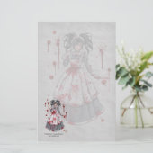 私はあなたのための女中ゴシック様式文房具でした 便箋 (スタンド正面)