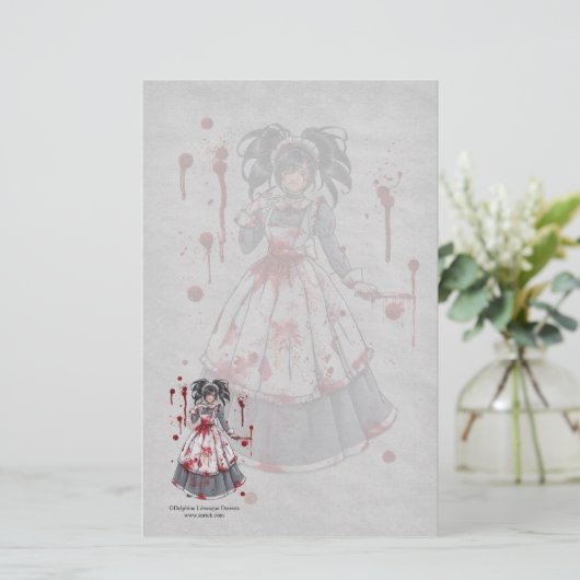 私はあなたのための女中ゴシック様式文房具でした 便箋 (スタンド正面)