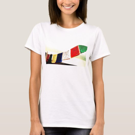 私はあなたのための小さいチベットの祈りの言葉を言います Tシャツ (正面)