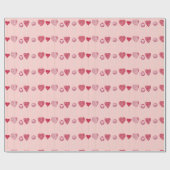 私はあなたのための棒つきキャンデーバレンタイン ラッピングペーパー (フラット)