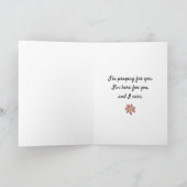 私はあなたのための祈りの言葉を今日言いました シーズンカード (内部)