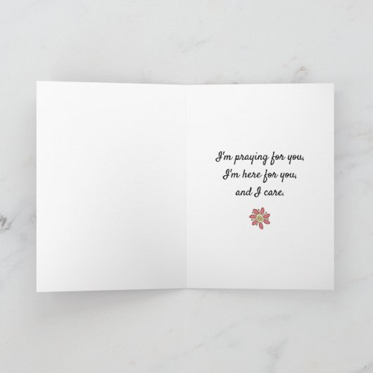 私はあなたのための祈りの言葉を今日言いました シーズンカード (内部)