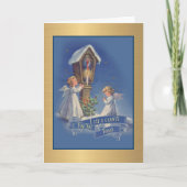 私はあなたのための蝋燭を聖母マリアの天使今日つけました シーズンカード (正面)