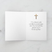 私はあなたのための蝋燭を聖母マリアの天使今日つけました シーズンカード (内部)