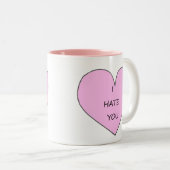 私はあなたのひばりハートが嫌い ツートーンマグカップ (正面右)