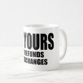 私はあなたのものです。 コーヒーマグカップ (正面右)