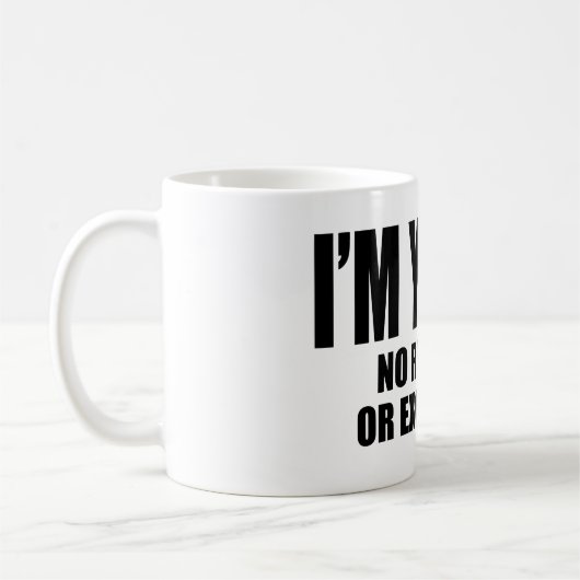 私はあなたのものです。 コーヒーマグカップ (左)