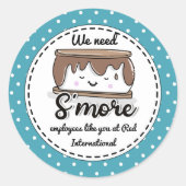 私はあなたのようなSのより多くの従業員のクリスマスプレゼントが必要 ラウンドシール (正面)