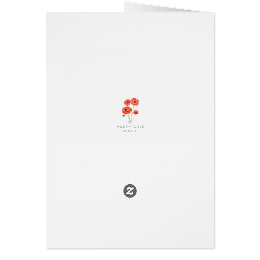 私はあなたのより多くの水色のプリントグリーティングカード (裏面)