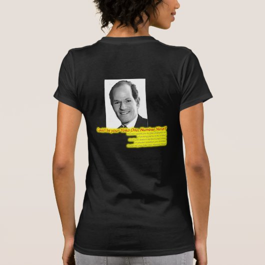 私はあなたのオノ・ヨーコの第9であるでしようか。 Tシャツ (裏面)