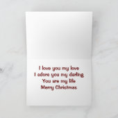 私はあなたのクリスマスカードを愛しイタリアンている多くの方法 シーズンカード (内部)