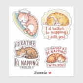 私はあなたのコレクションで昼寝をしたい シール (シート)