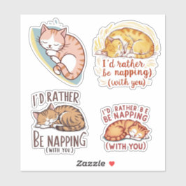 私はあなたのコレクションで昼寝をしたい シール