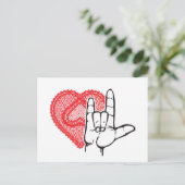 私はあなたのサインが大好きです ポストカード (スタンド正面)