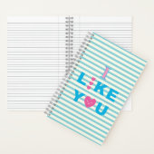 私はあなたのスパイラルノートが好き ノートブック (内側)