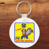 私はあなたのスーパーパワーキーチェーンとは何か知る キーホルダー (正面)