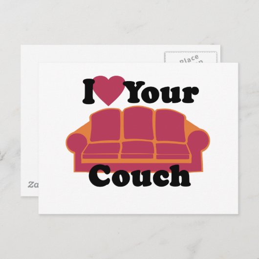 私はあなたのソファが大好き ポストカード (正面/裏面)
