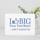 私はあなたのテキスパーソナライズされたト作成で大きいのが好き (スタンド正面)