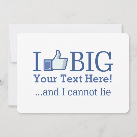 私はあなたのテキスパーソナライズされたト作成で大きいのが好き (正面)