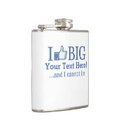 私はあなたのテキスパーソナライズされたト作成で大きいのが好き フラスク (右)