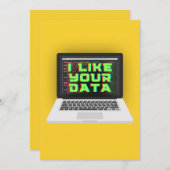 私はあなたのデータが好きだ シーズンカード (正面/裏面)