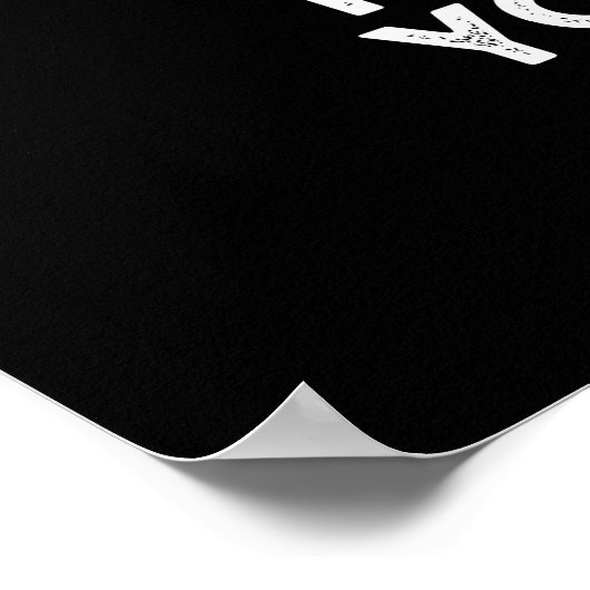 私はあなたのバックVeggie Pun Dark BGおもしろいを食べている ポスター (角)