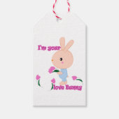 私はあなたのバニーお気に入りのだ ギフトタグ (正面)